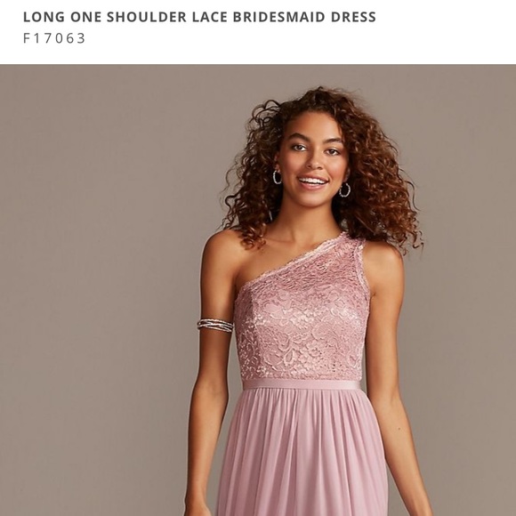 David's Bridal Dresses & Skirts - Rose Gold Metallic David’s Bridal Dress